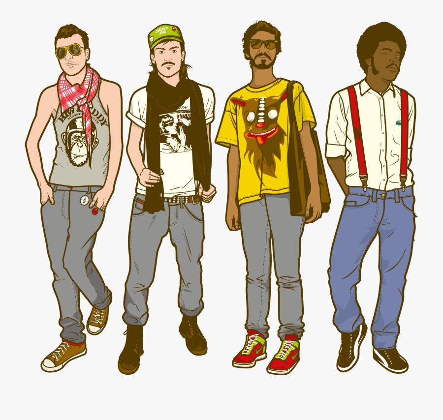 Illustration Of Hipster, Transparent Clipart