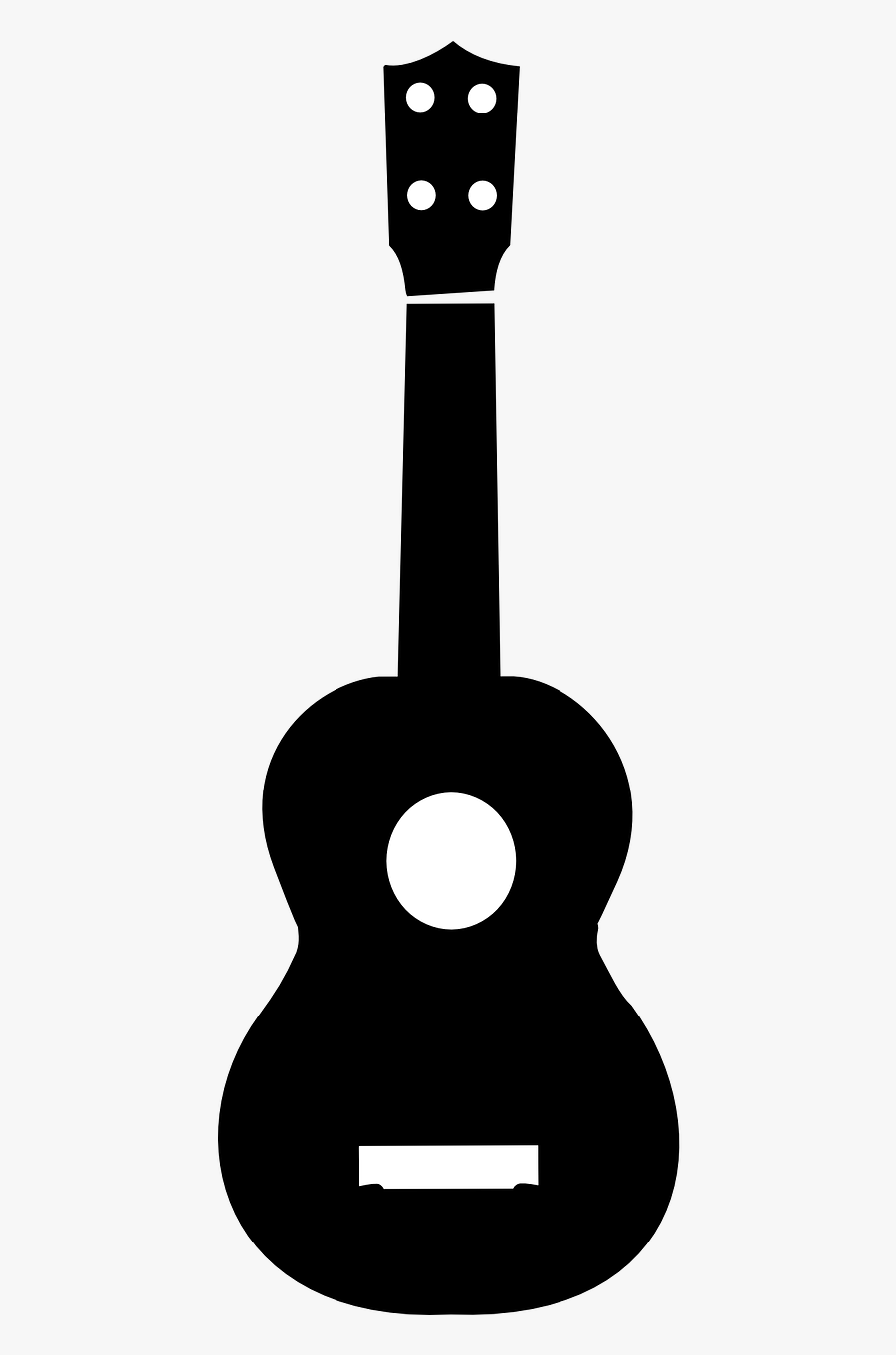 Guitare Ukulele Banjo Free Picture - Ukulele Clipart Black, Transparent Clipart