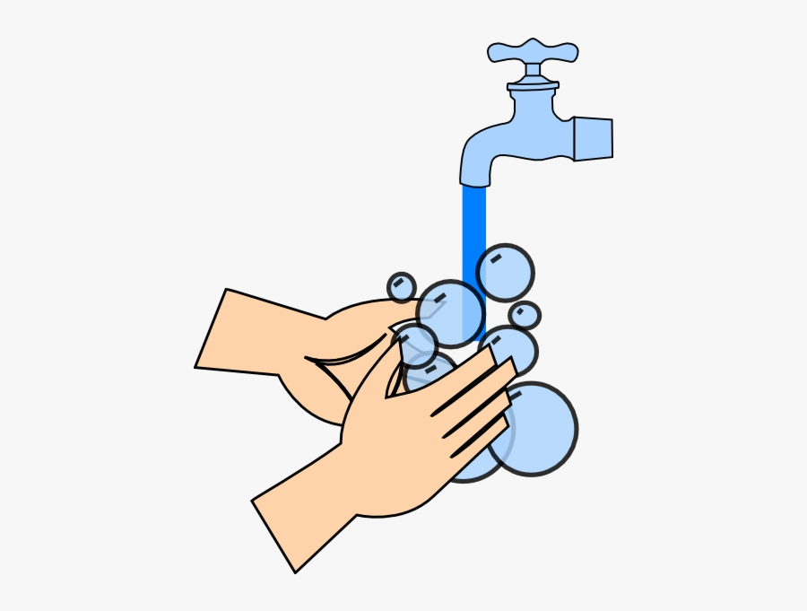 Washing Hands Clip Art At Clker Com Vector Transparent - Cartoon Washing Hands Png, Transparent Clipart