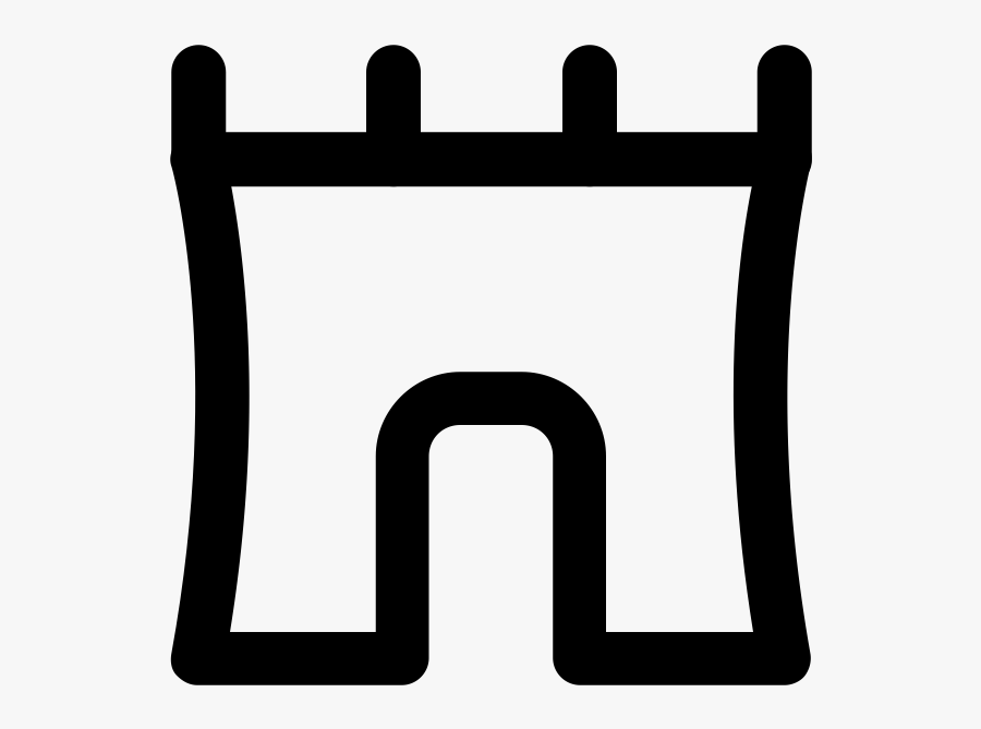 Castle Tower Rubber Stamp Clipart , Png Download, Transparent Clipart