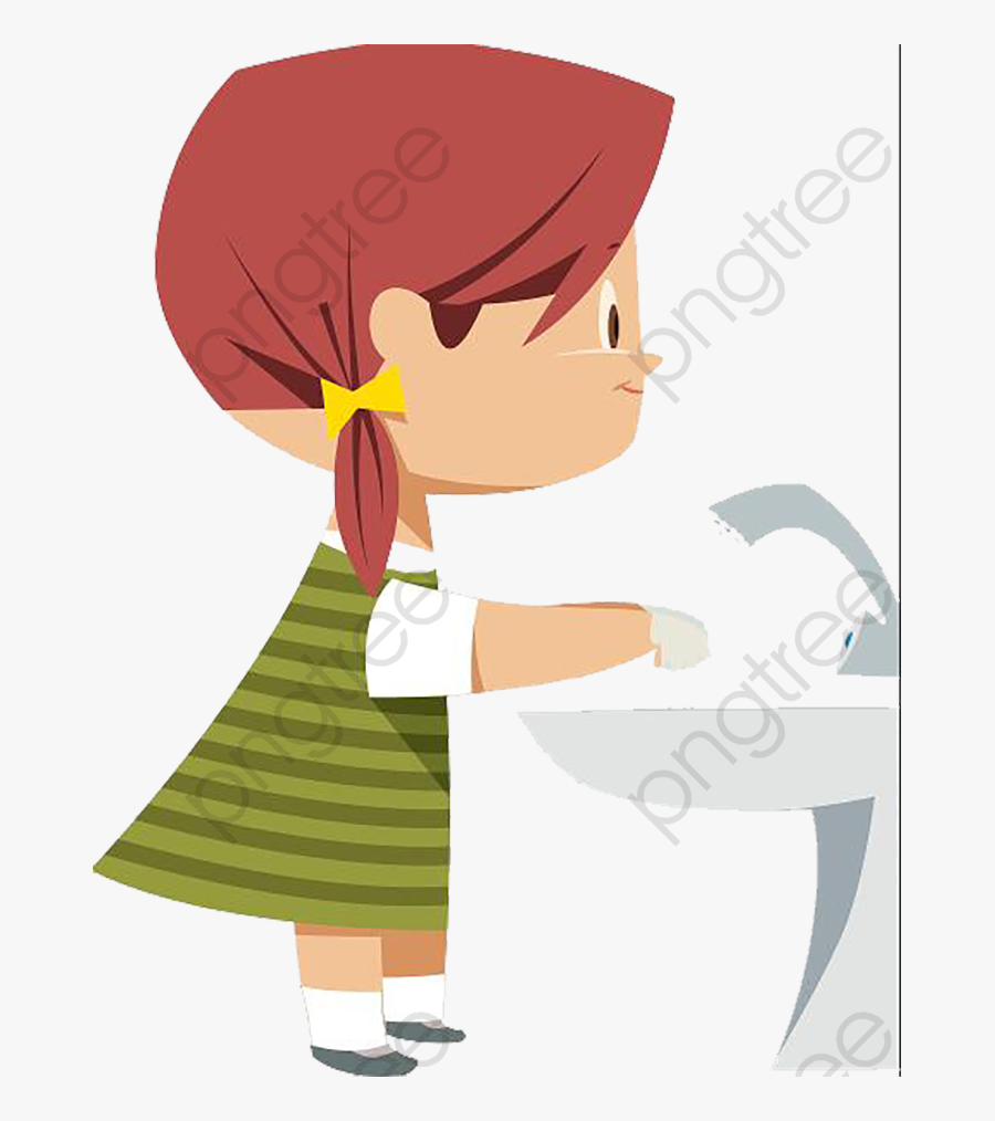 Wash Hands Clipart - Lavando As Maos Desenho Png, Transparent Clipart