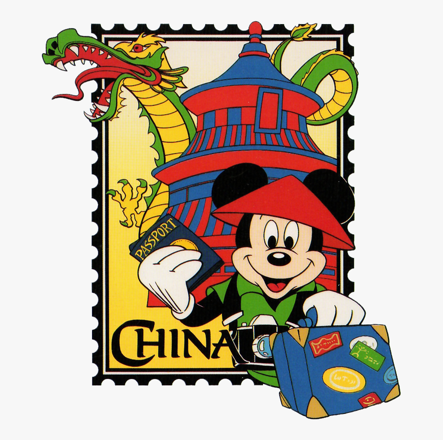 International Mickey Mouse Clipart - Mickey China, Transparent Clipart