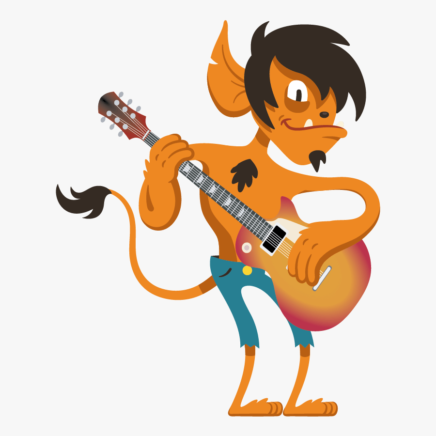 Monsters Playing Instruments, Transparent Clipart