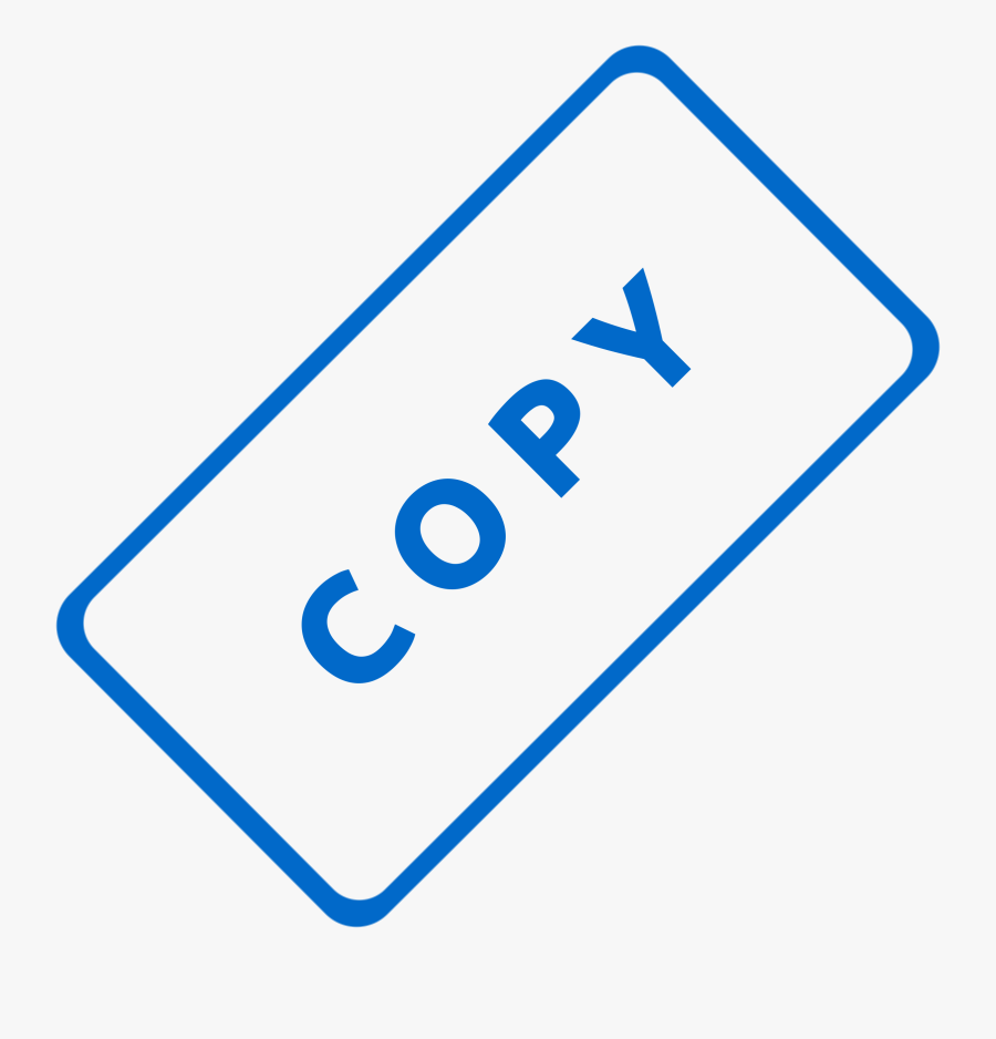 Copy - Clipart - Copy Stamp Png, Transparent Clipart
