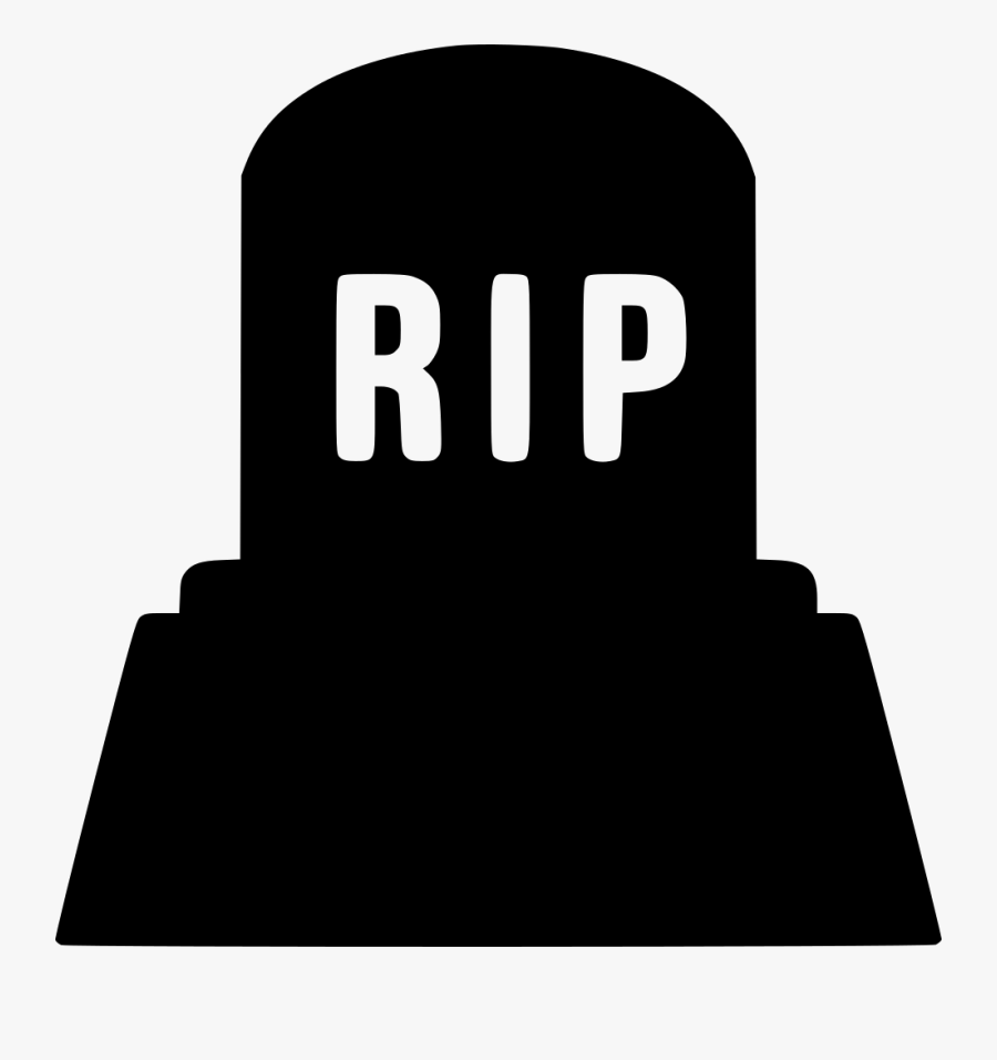 Tombstone Clipart Peace - Rip Tombstone Silhouette, Transparent Clipart