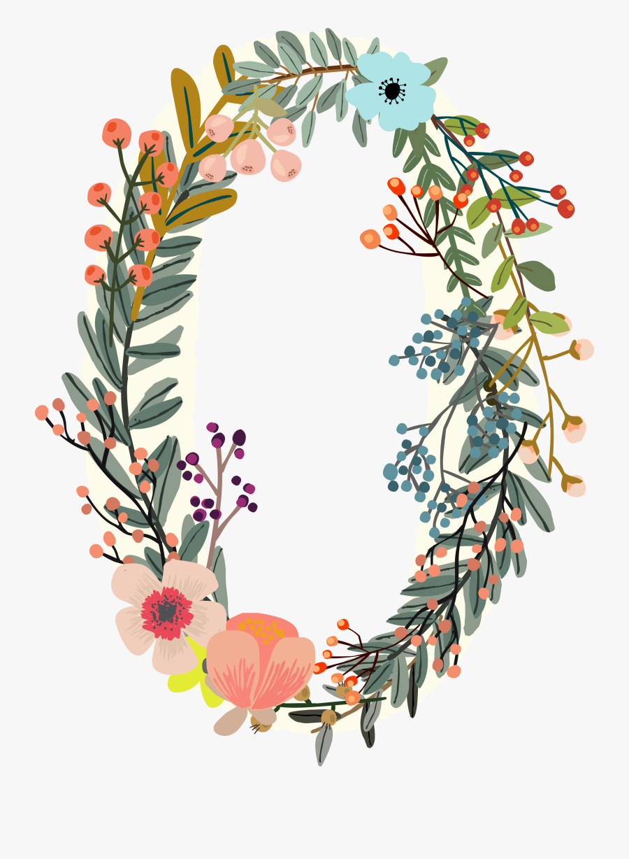 Цветы Венок Арт, Transparent Clipart