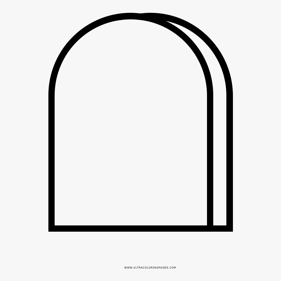 Tombstone Coloring Page Line Art Free Transparent Clipart Clipartkey