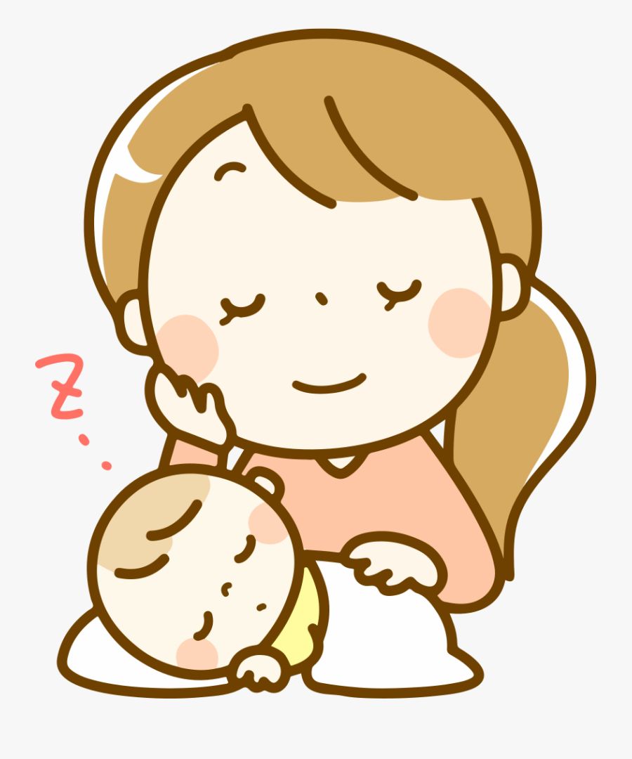 Sleeping Baby - 寝 て いる 赤ちゃん イラスト, Transparent Clipart