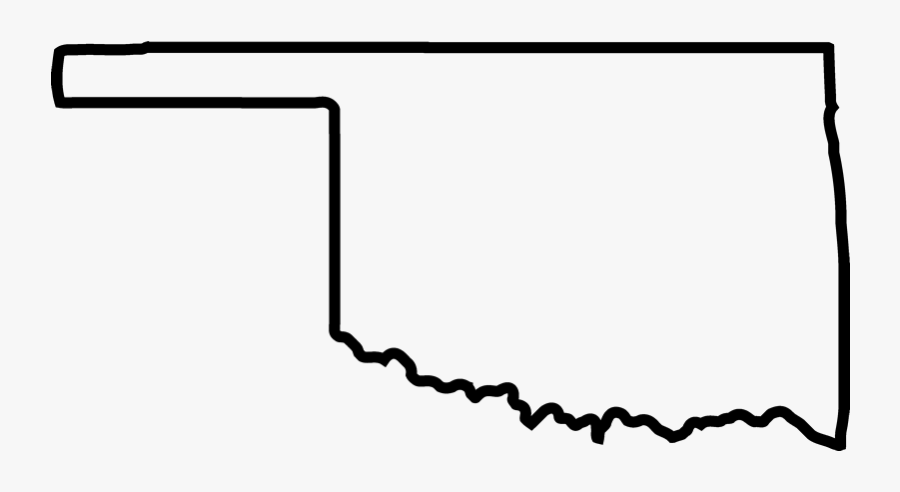 Oklahoma Outline Rubber Stamp, Transparent Clipart