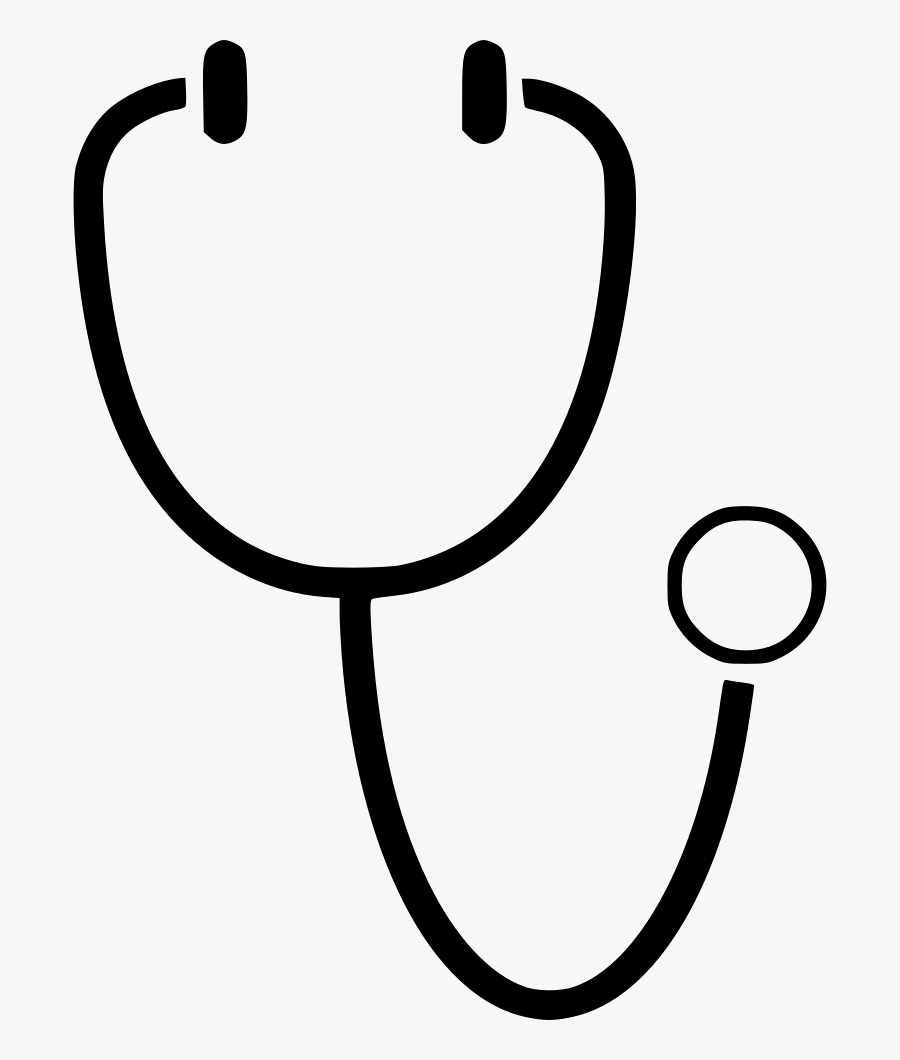 Transparent Stethoscope Clipart Png - Stethoscope Black And White, Transparent Clipart