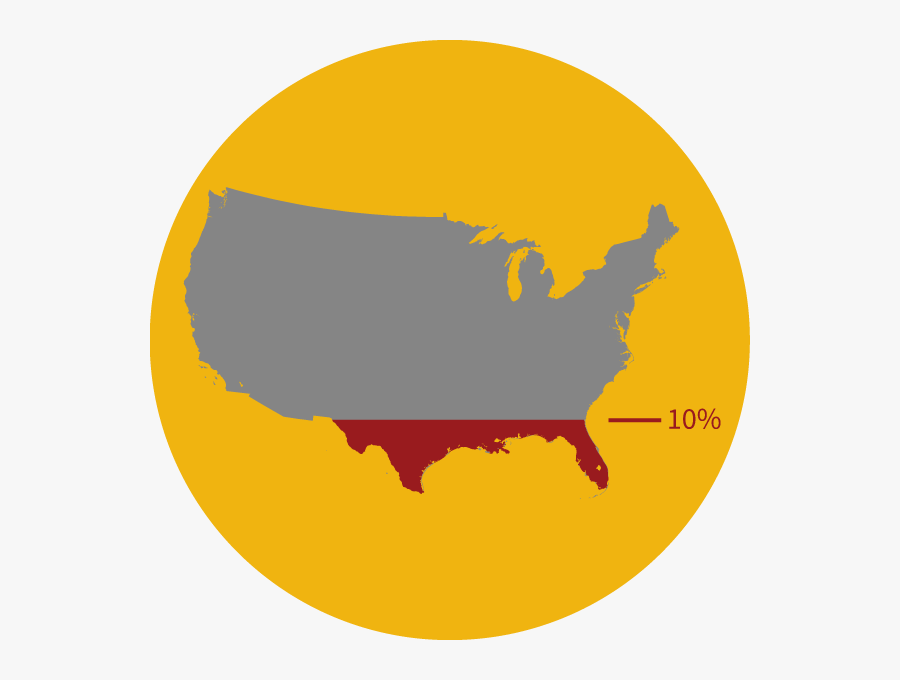 Blood Donation Facts Only 10% Of Those Eligible Actually - Rural Vs Urban Map, Transparent Clipart