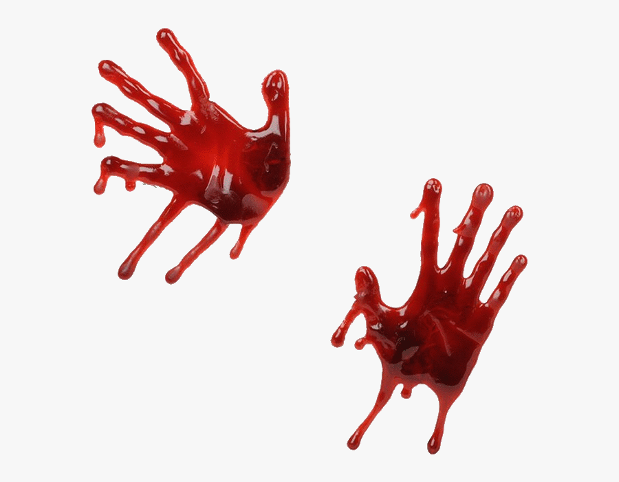 Blood Hand Png Transparent, Transparent Clipart