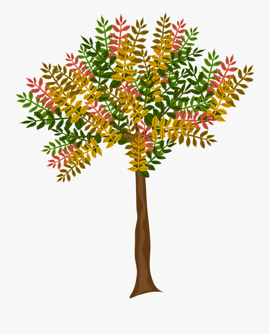 Otoño Arboles Animado, Transparent Clipart