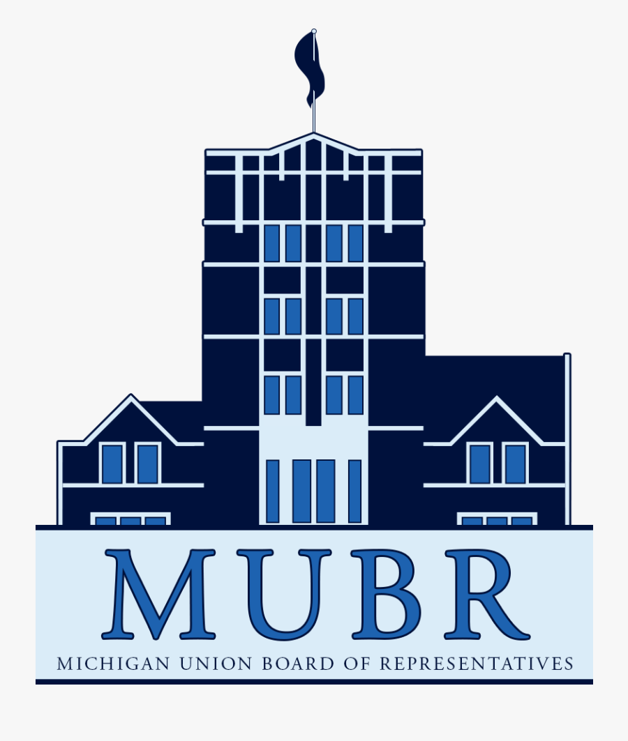 Sketch Of The Michigan Union - Mubr, Transparent Clipart
