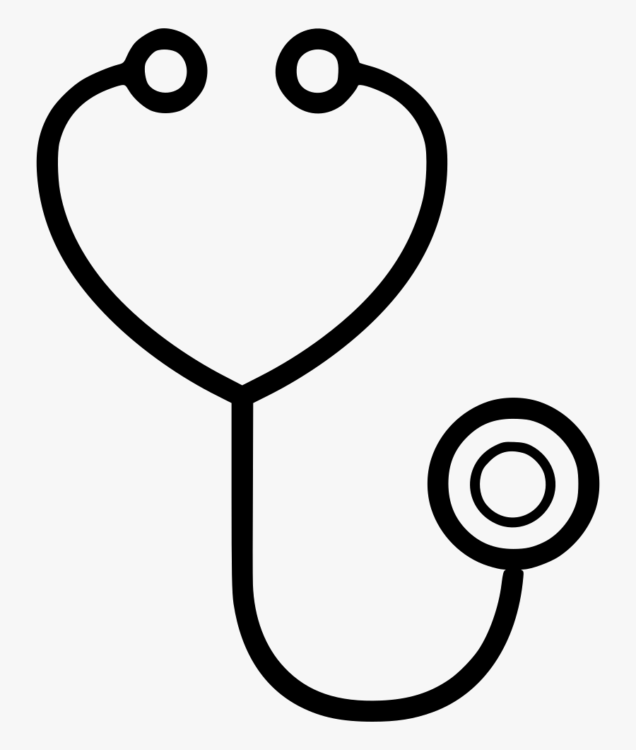 Stethoscope - Draw A Stethoscope Easy, Transparent Clipart