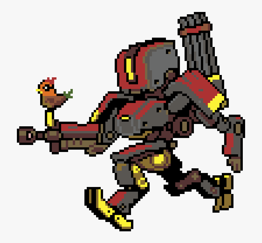 Pixie Engine Logo - Overwatch Bastion Pixel Spray, Transparent Clipart