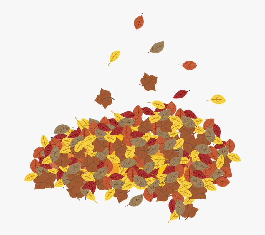 Art - Transparent Leaf Pile, Transparent Clipart