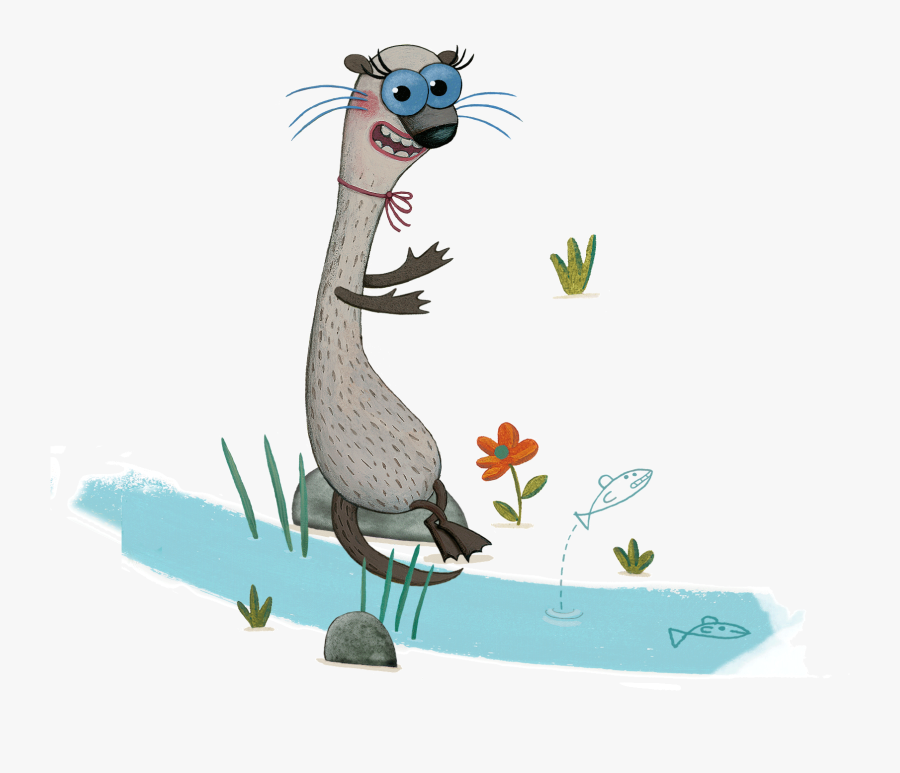 Otter On A Rock - Do Unto Otters Otter, Transparent Clipart
