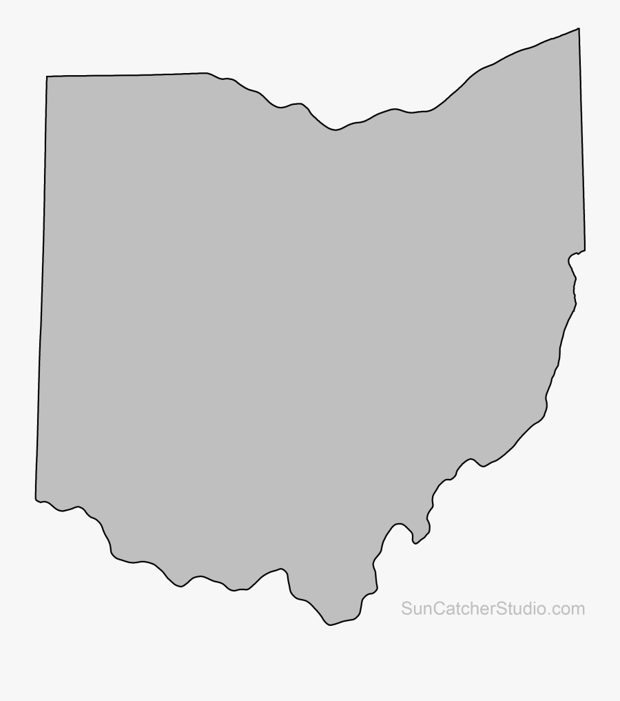 Michigan Clipart Shape - Png State Of Ohio Outline, Transparent Clipart