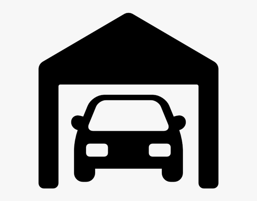 Car Park Garage Parking House - Taxi Icon Vector Free, Transparent Clipart