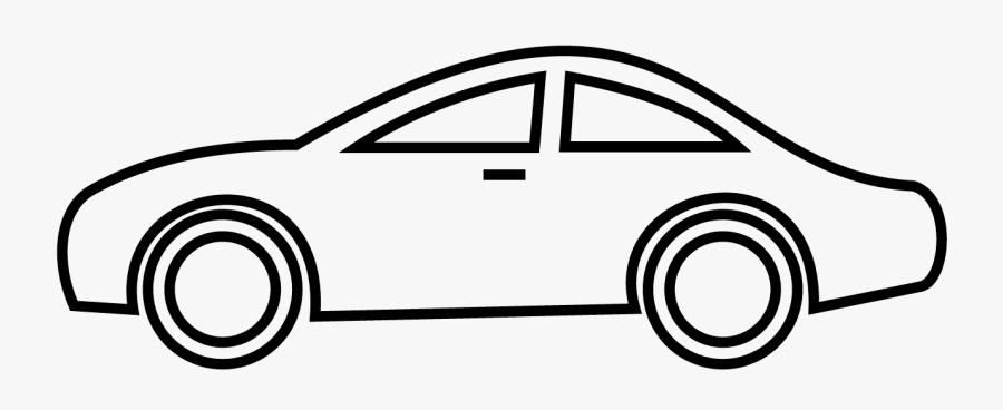 Clip Art Of Car Clipart Image - Png Car Clipart Black And White, Transparent Clipart