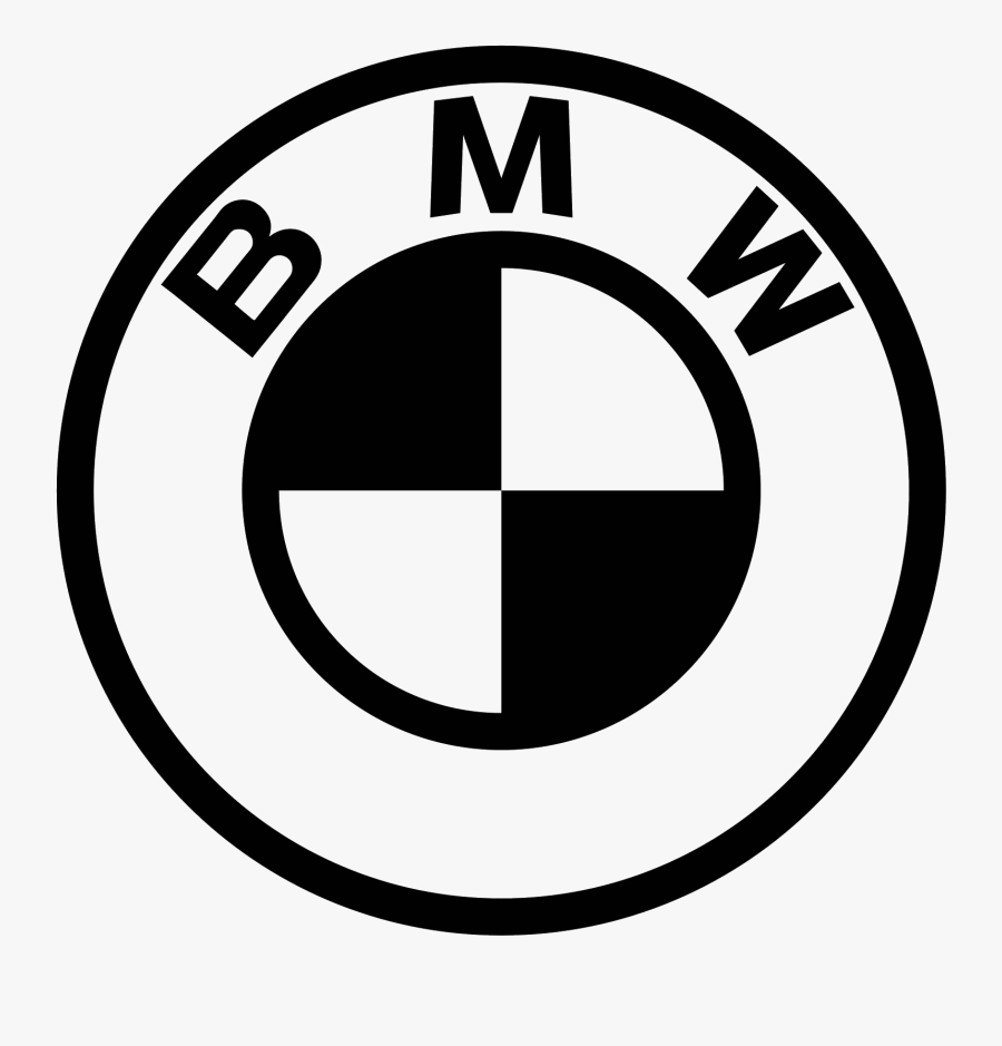 Bmw 3 Series Car Logo Clip Art - Bmw Logo White Png, Transparent Clipart