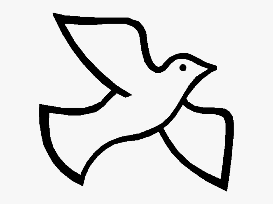 Church Banners, Sunday School Crafts, Catholic Easter, - Holy Spirit Dove, Transparent Clipart