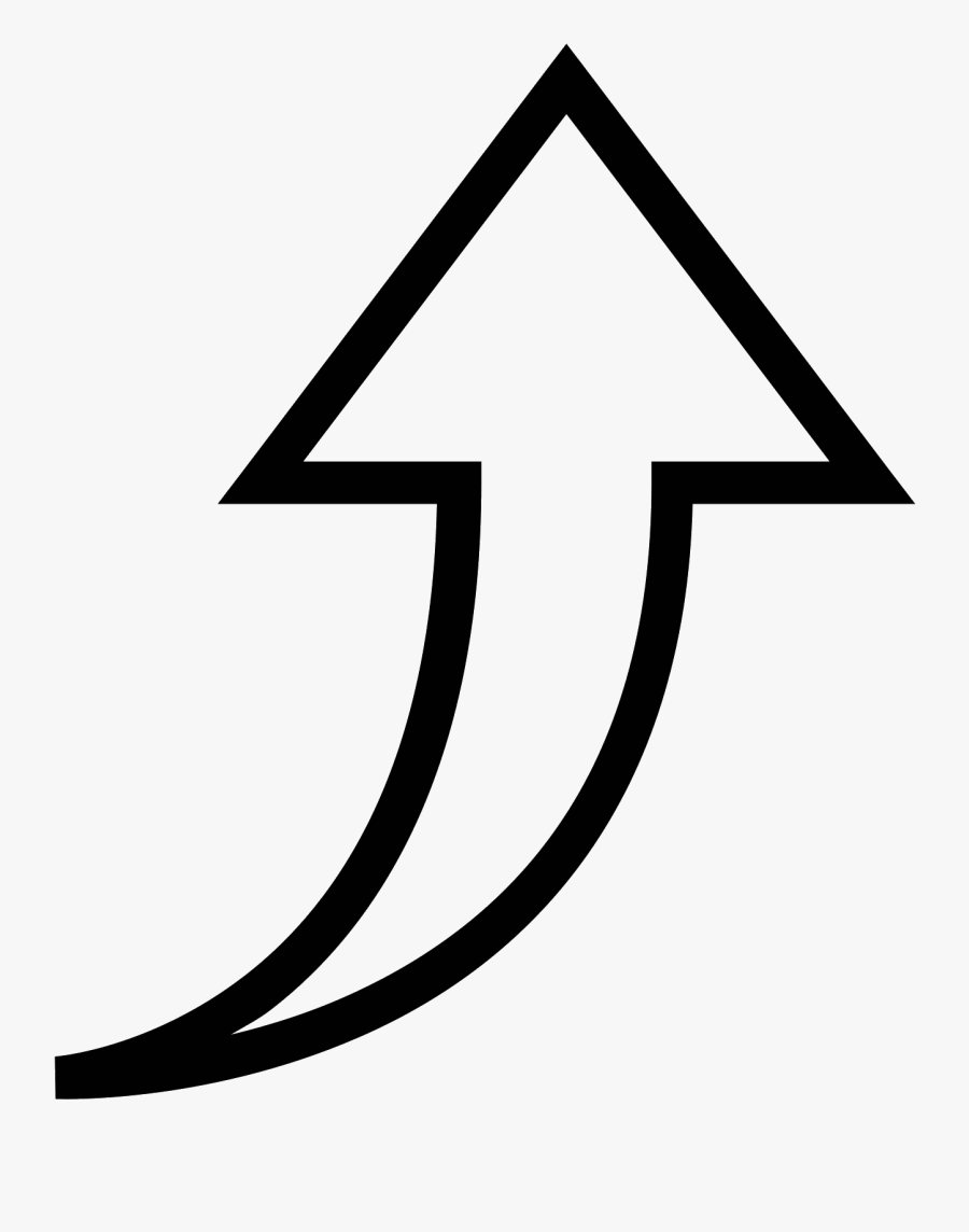 Up Vector Large Arrow Svg Black And White Stock - Arrow Up Vector Png, Transparent Clipart