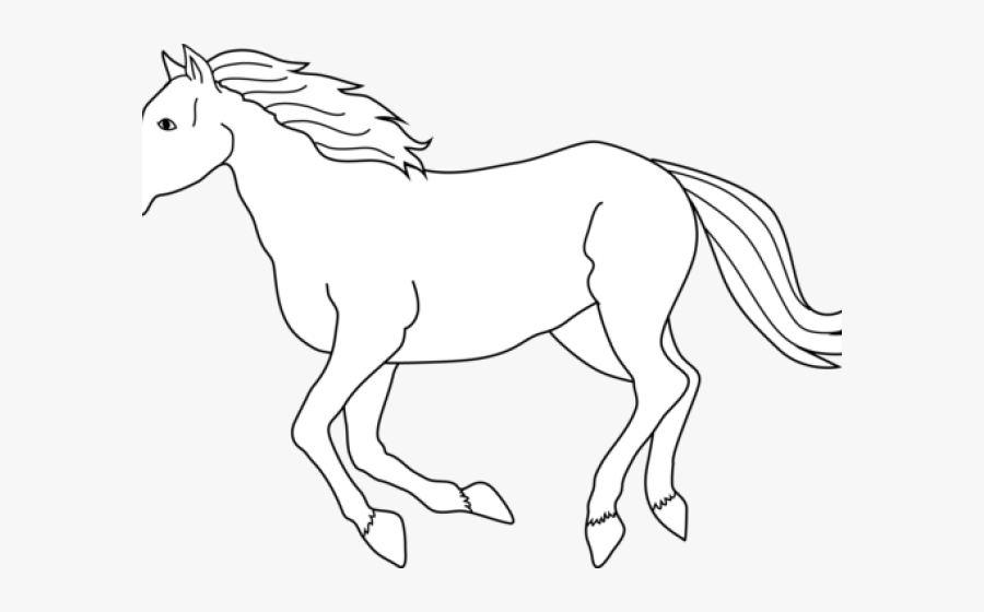 White Horse Clip Art, Transparent Clipart