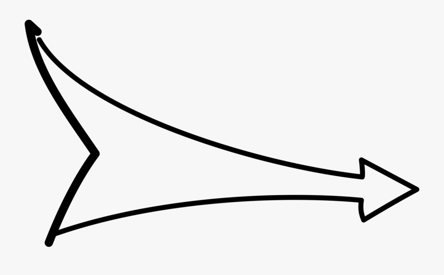 Transparent Black Arrow Clipart - Clipart Fleche, Transparent Clipart