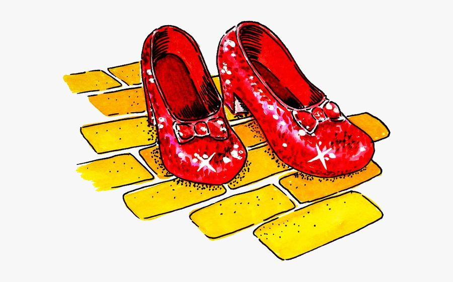 Clipart Stock Fly Me To The Broom Clil I - Ruby Slippers The Wizard Of Oz, Transparent Clipart