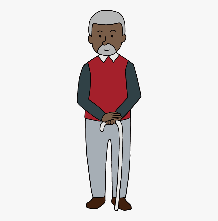 Grandfather (illustration, Clip Art) - African Grandfather Clipart, Transparent Clipart