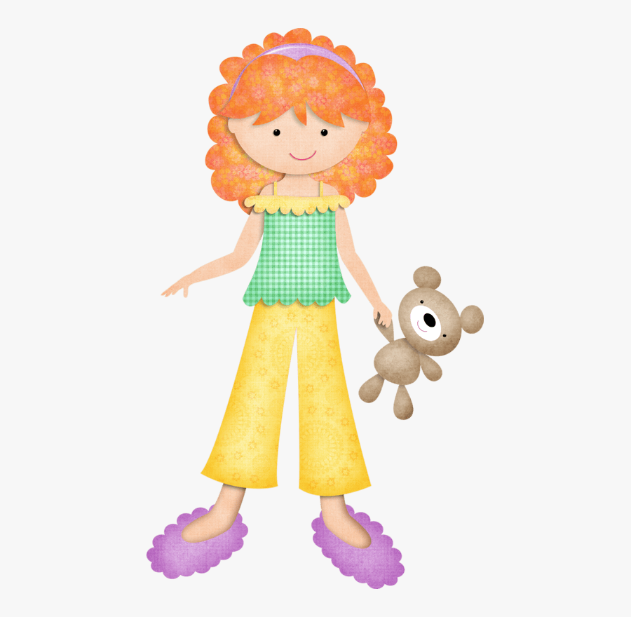 Transparent Putting On Pajamas Clipart - Pajamas Sleepover Party Clipart, Transparent Clipart