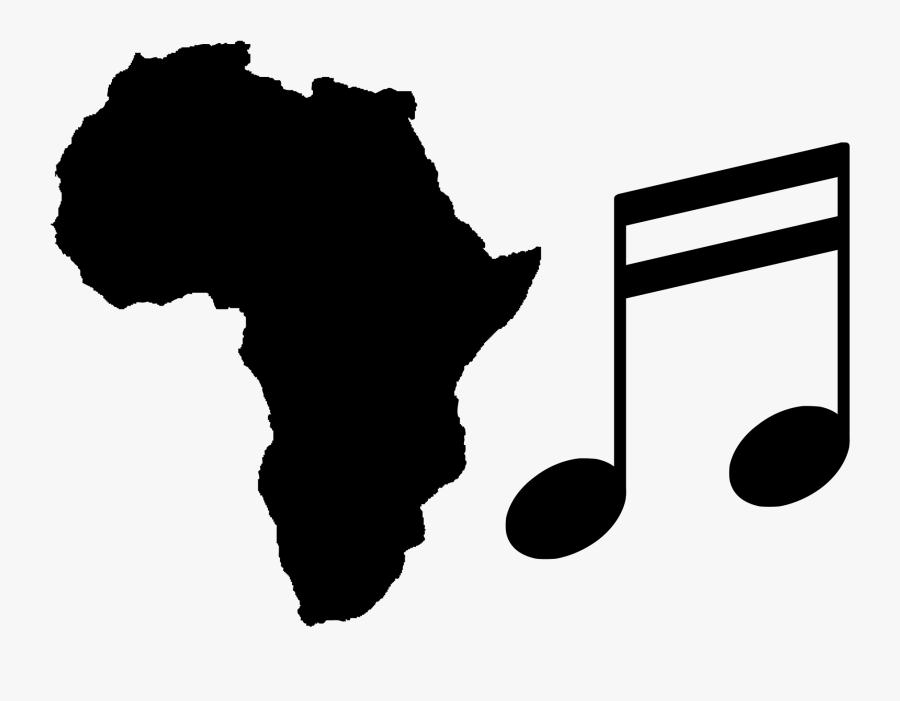 Africa Vector Image - Black Africa Map Png, Transparent Clipart