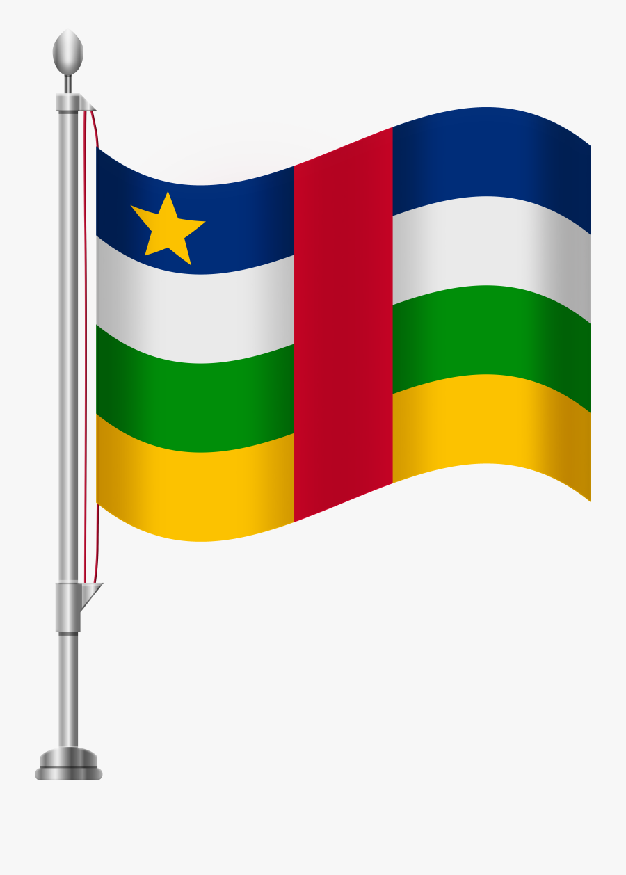 Central African Republic Flag Png Clip Art, Transparent Clipart