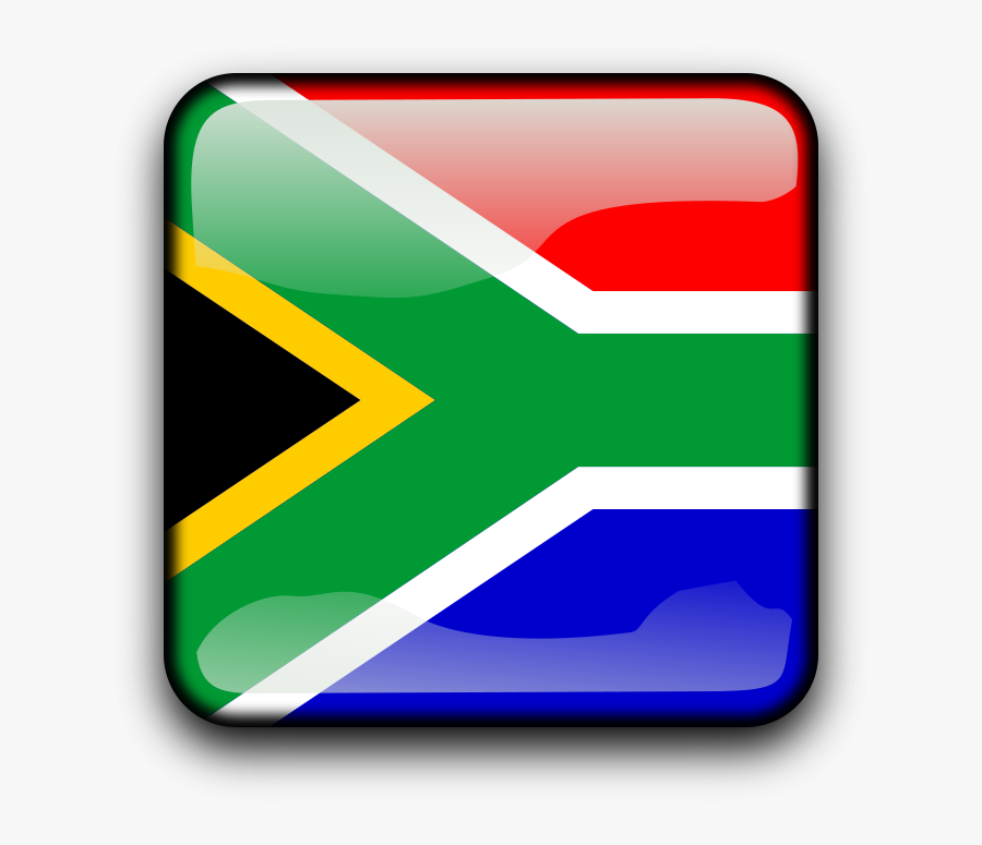 Africa Flag Clipart Kid - South African Flag Vector Png, Transparent Clipart