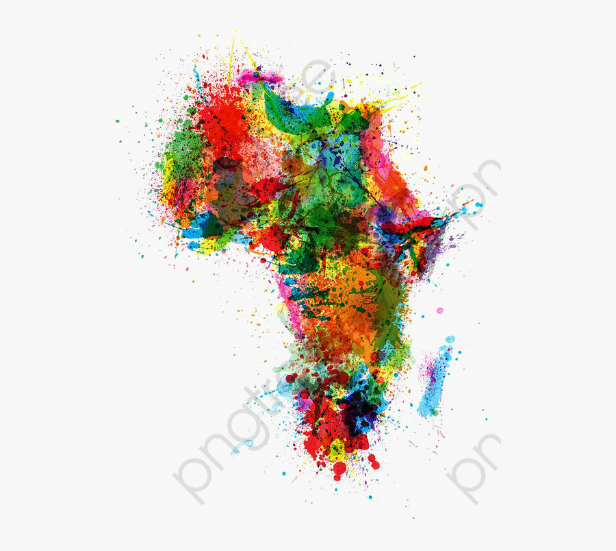 Map Of Africa - Africa Map Art, Transparent Clipart