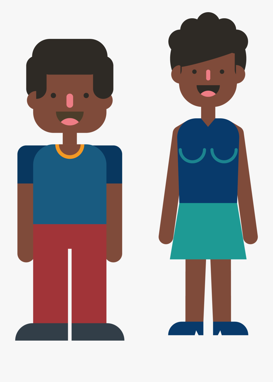 Clip Art African Cartoon Characters - Cartoon, Transparent Clipart