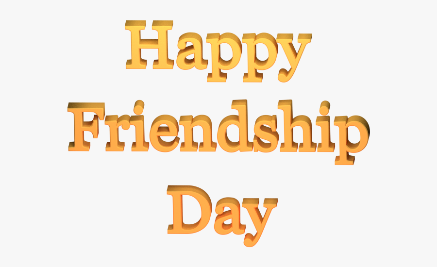 Png Happy Friendship Day, Transparent Clipart