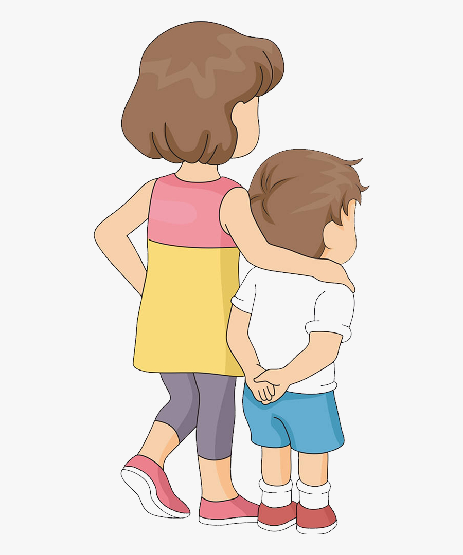 Good Clipart Friendship Love Brother And Elder Sister , Free