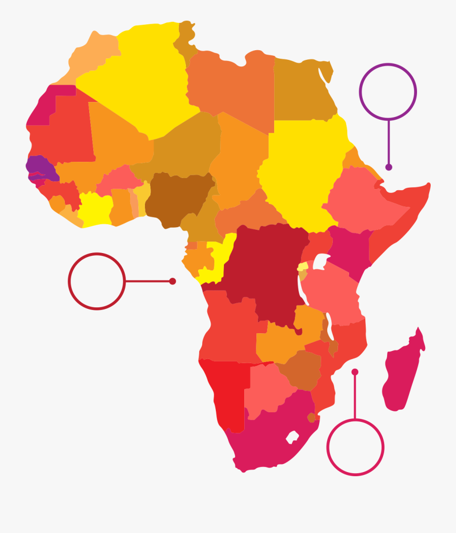 Clip Free Sub Saharan Russia Fifa - Africa Map Material Design, Transparent Clipart