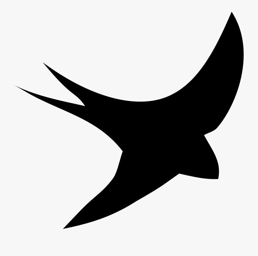 Swallow- Welcome Back To Japan In 2017 Clip Arts - Swallow Silhouette Png, Transparent Clipart