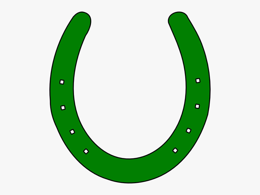 Free Horseshoe Clip Art - Horseshoe Clipart Green Horseshoe, Transparent Clipart