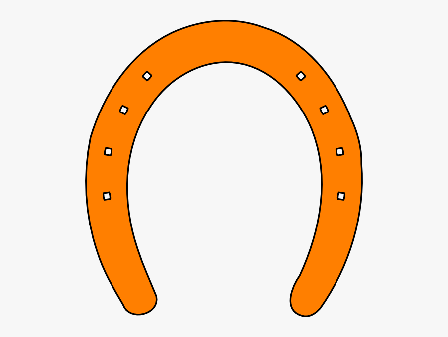 Orange Clip Art At - Orange Horseshoe Clipart, Transparent Clipart