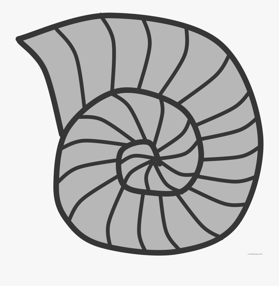 Horseshoe Nail Cross Clipart - Ammonite Fossil Clip Art, Transparent Clipart
