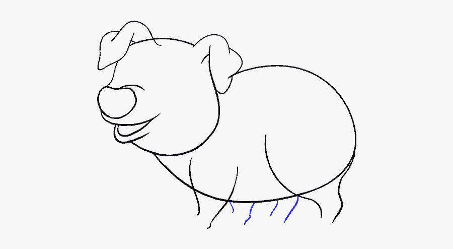 Clip Art Collection Free Shading Drawing - Pig Head Cartoon Drawings, Transparent Clipart