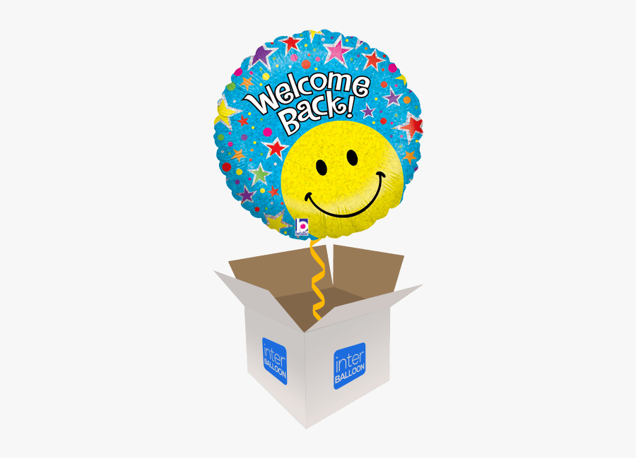 Welcome Back Smiley - Balloons Welcome Back, Transparent Clipart