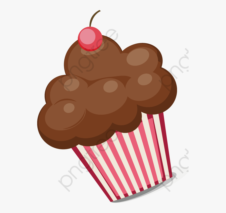 Colored Cupcakes - Cupcake, Transparent Clipart