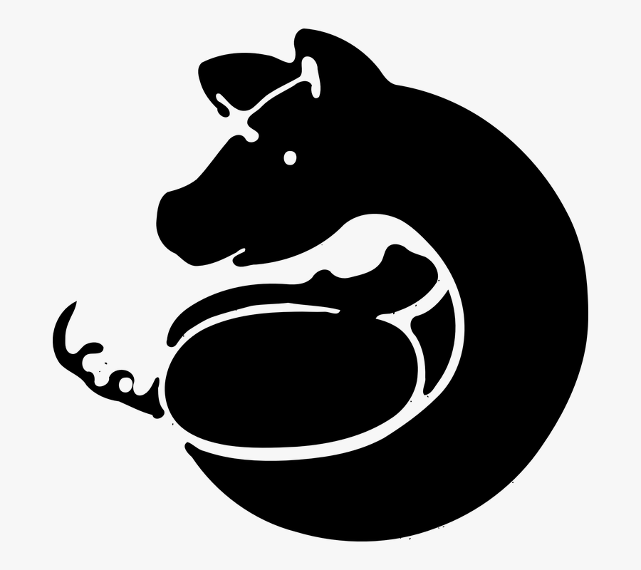 Chinese Zodiac Pig Svg Clip Arts - Free Vector นักษัตร, Transparent Clipart