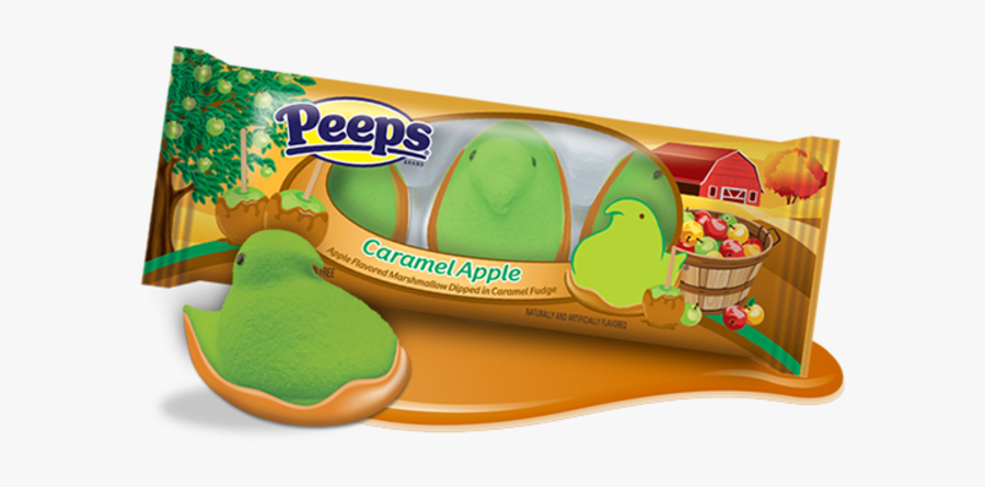 Caramel Apple Peeps - Peeps Candy Caramel Apple, Transparent Clipart